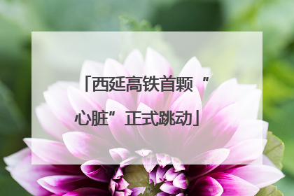西延高铁首颗“心脏”正式跳动