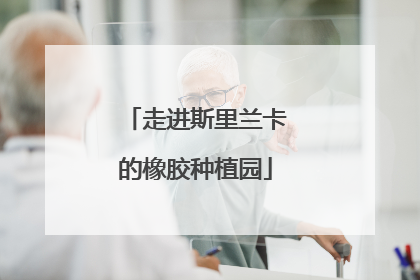 走进斯里兰卡的橡胶种植园