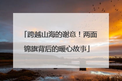 跨越山海的谢意！两面锦旗背后的暖心故事