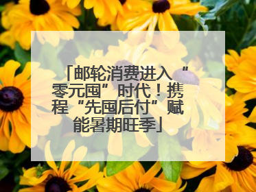 邮轮消费进入“零元囤”时代！携程“先囤后付”赋能暑期旺季