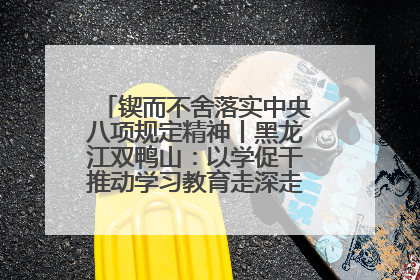 锲而不舍落实中央八项规定精神丨黑龙江双鸭山：以学促干推动学习教育走深走实 从小事入手写好“民生答卷”