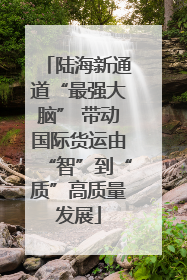 陆海新通道“最强大脑” 带动国际货运由“智”到“质”高质量发展