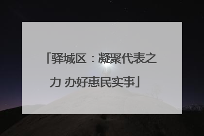 驿城区：凝聚代表之力 办好惠民实事