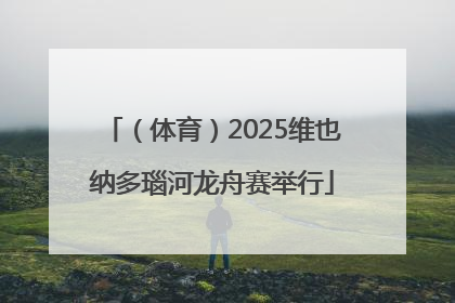 （体育）2025维也纳多瑙河龙舟赛举行