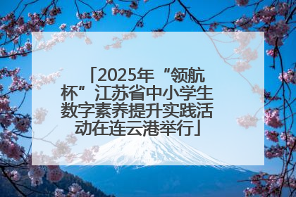 2025年“领航杯”江苏省中小学生数字素养提升实践活动在连云港举行
