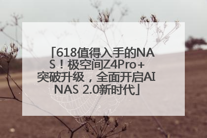 618值得入手的NAS！极空间Z4Pro+突破升级，全面开启AINAS 2.0新时代